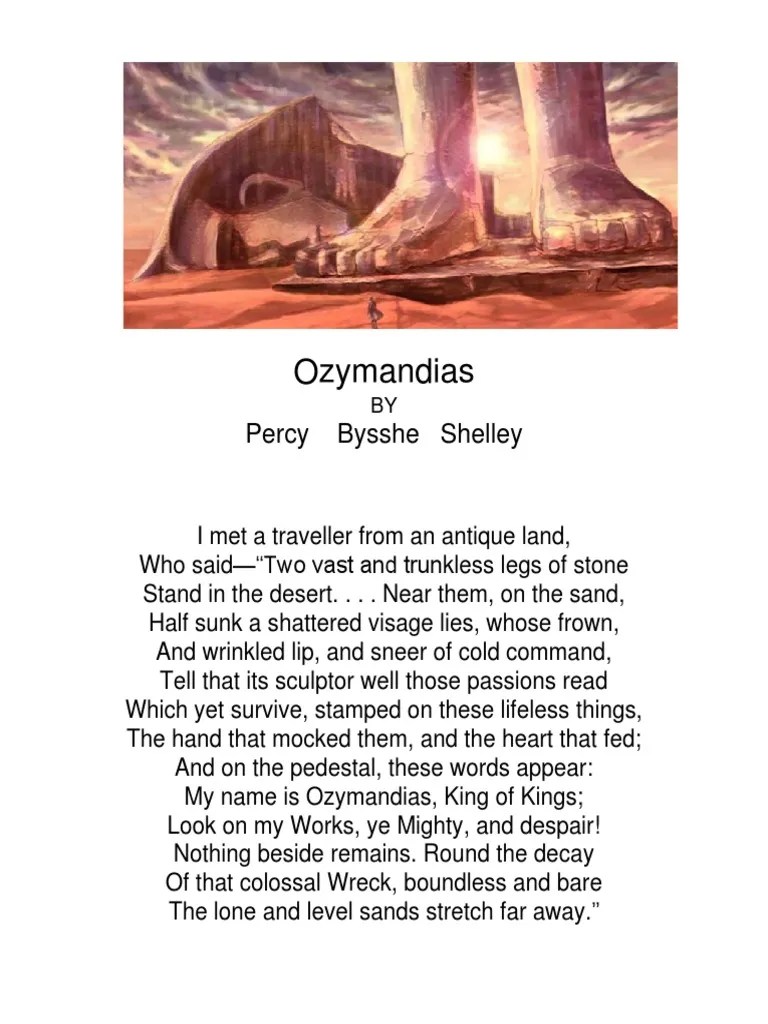 Ozymandias PDF
