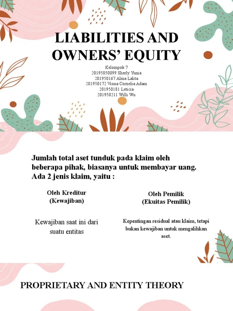 CH 8 Liabilities and Owners's Equity Ta Kel 7 PDF