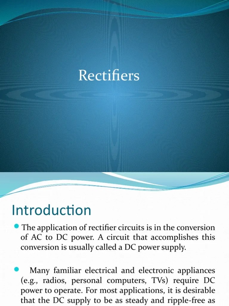 2 Rectifier PDF Rectifier Diode