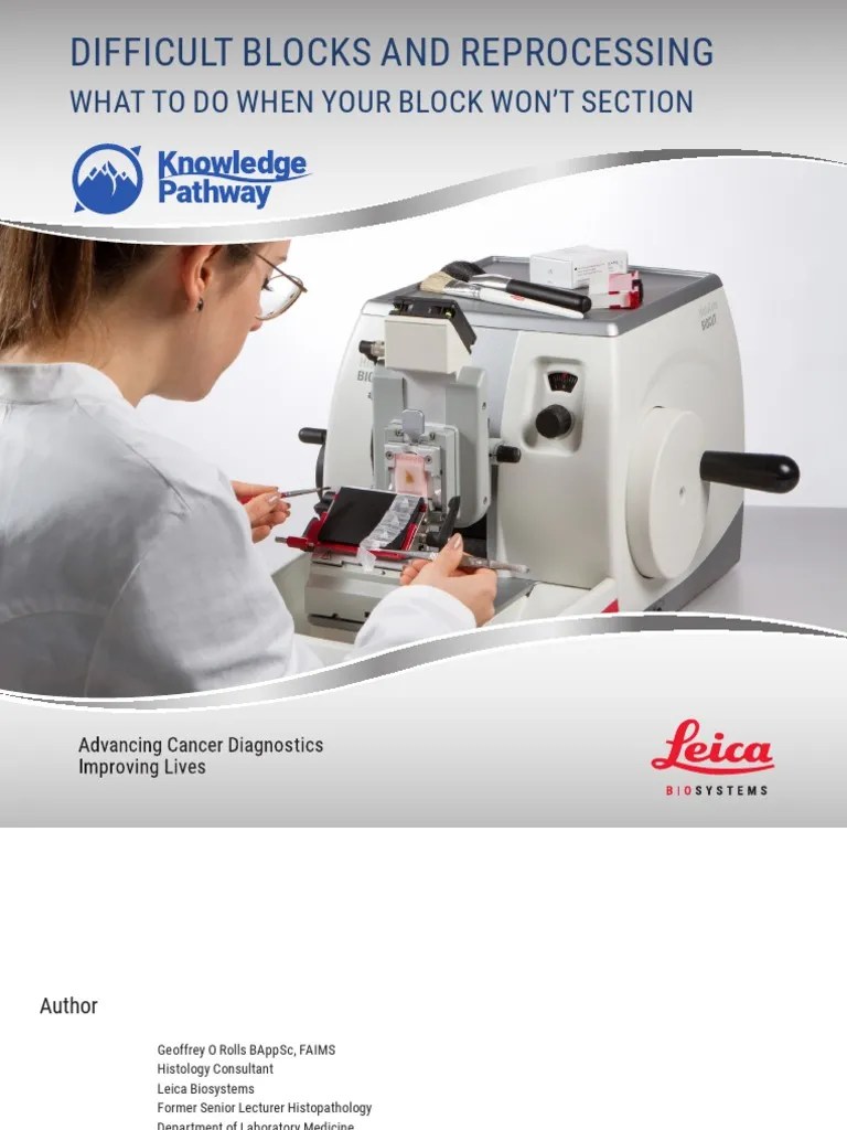 Rev B Difficult Blocks and Reprocessing Full PDF Staining Saline