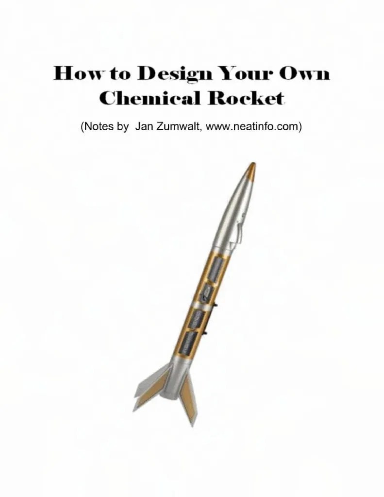 Designing Chemical Rockets Chemical Substances Chemistry