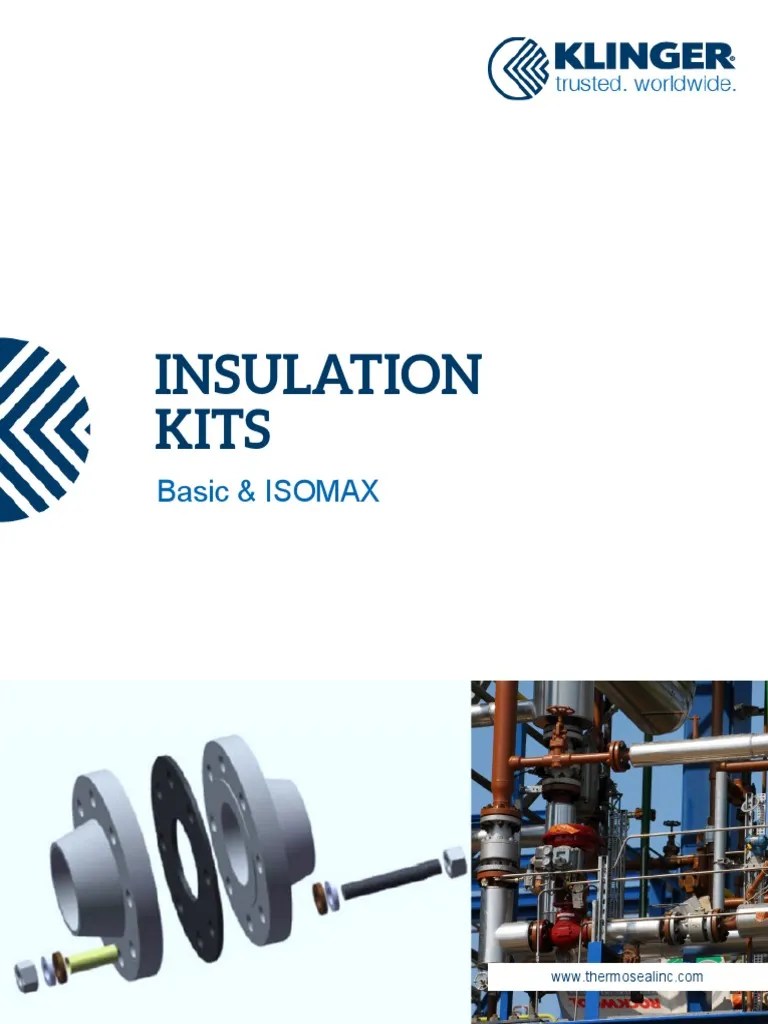 KLINGER Insulation Kits03182020 PDF Washer (Hardware) Screw