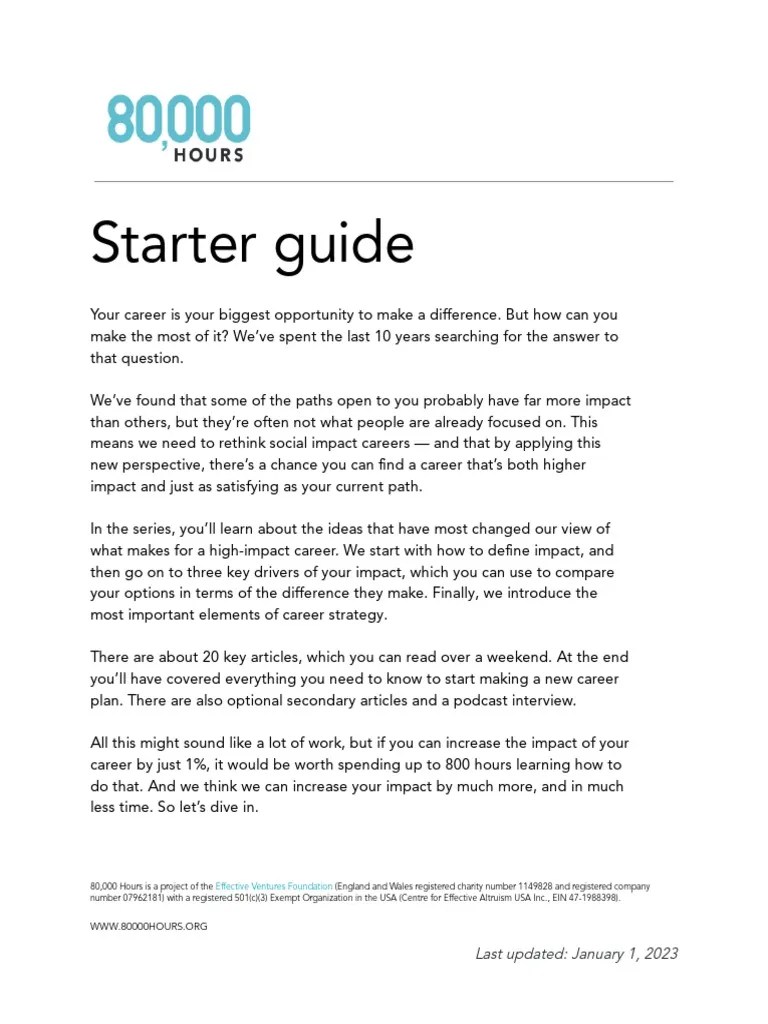 Hours Starter Guide PDF