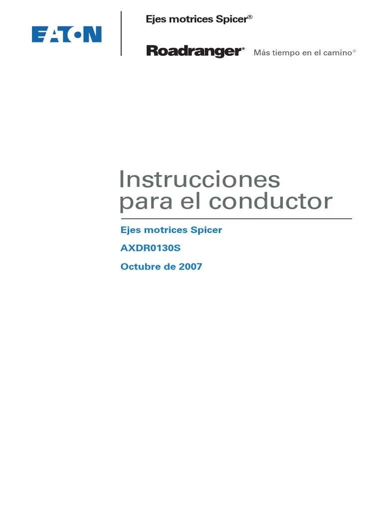 Spanish Axle PDF Embrague Eje