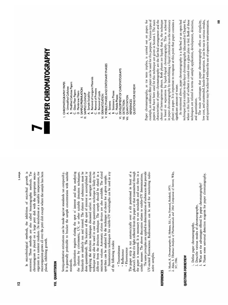 Paper Chromatography PDF