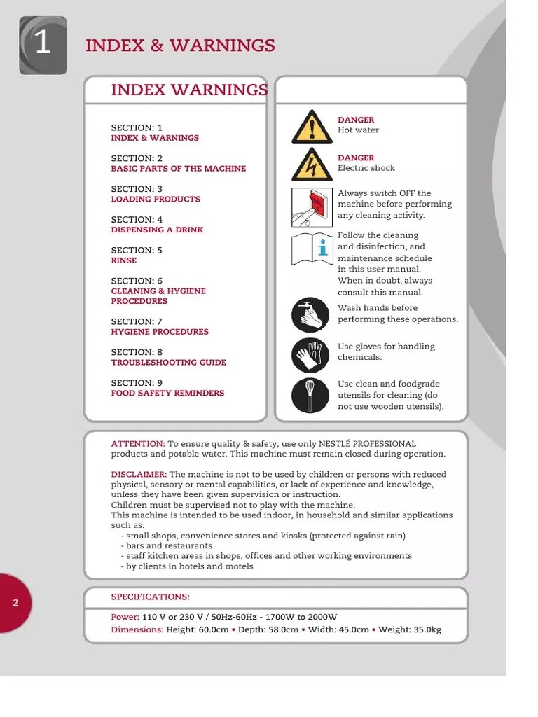 User Manual Nescafé Alegria 860 Instant (English 16 Pages) PDF