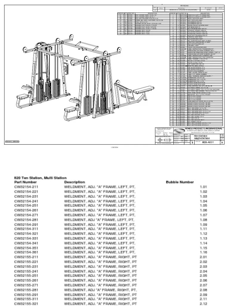 product_support_precor_Parts Diagrams_Commercial Equipment_Strength
