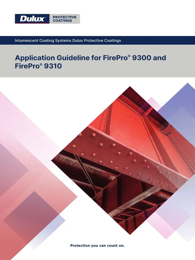 Dulux Firepro Epoxy Intumescent Application Guide PDF Abrasive Paint