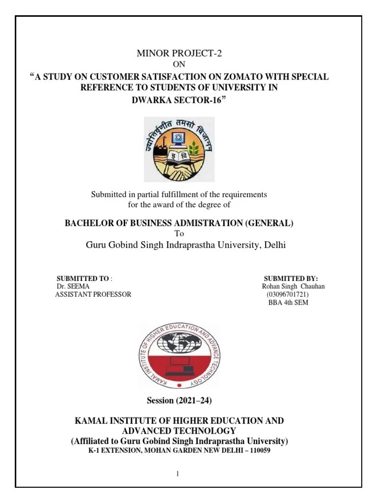 Customer Satisfaction Project | PDF