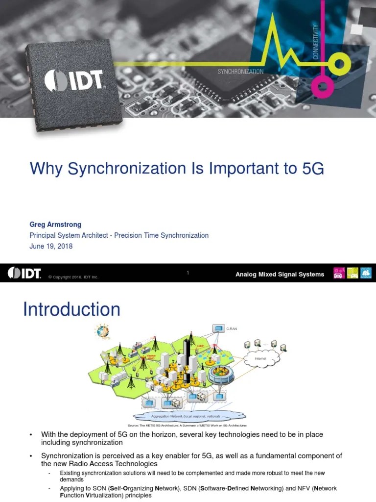 1_03_IDT_Armstrong_WhySynchronizationIsImportantto5G PDF