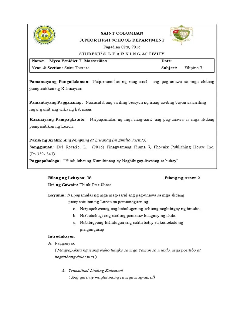 3i_s_no_18_STUDENTS_LEARNING_ACTIVITY PDF