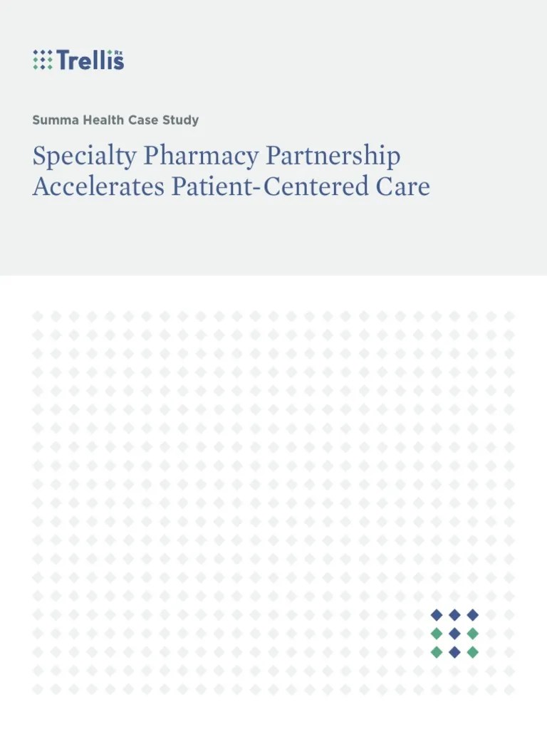 Trellis_Rx_Summa_Health_Case_Study_2021 PDF Pharmacy Health System