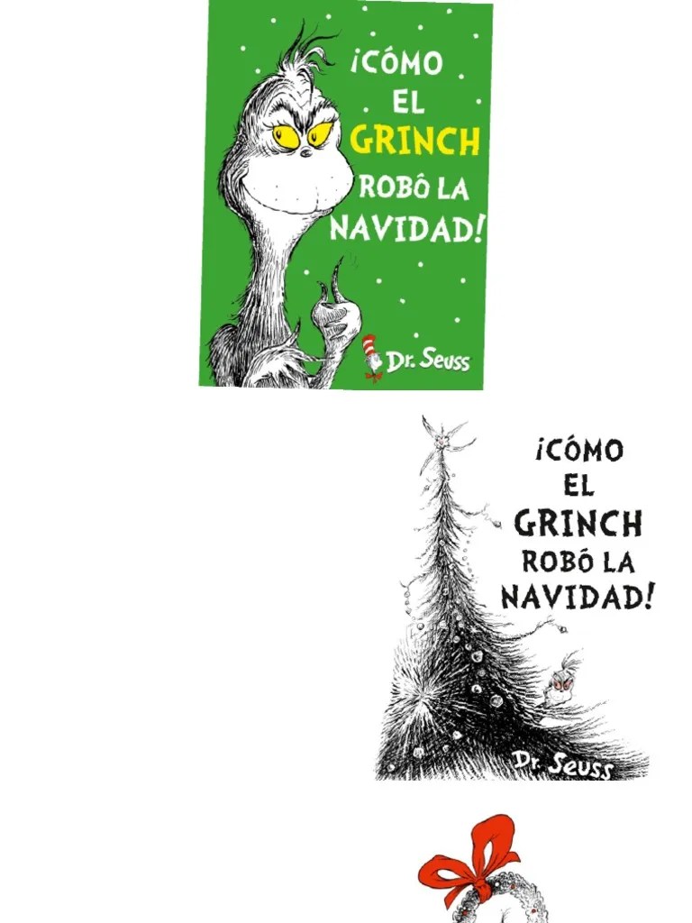 How The Grinch Stole Christmas in Spanish PDF Dr. Seuss Navidad