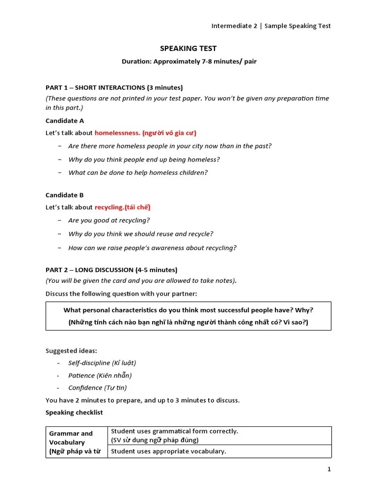 C2_Sample Speaking Test PDF