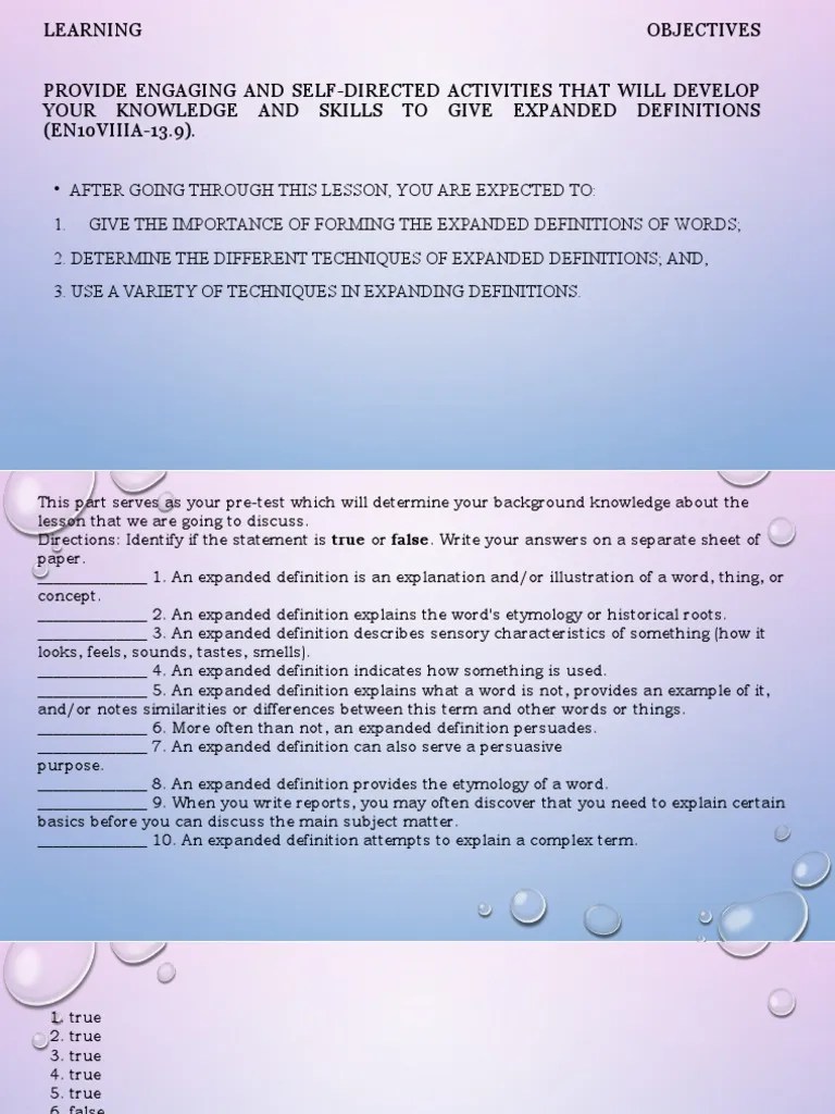 Expanded Definitions PDF Arbitration Definition
