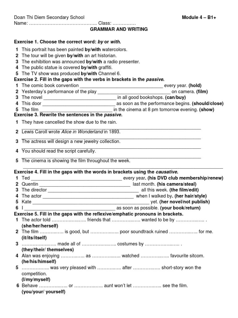 Module 4 - Homework - No Key | PDF | Grammar | Linguistic Morphology