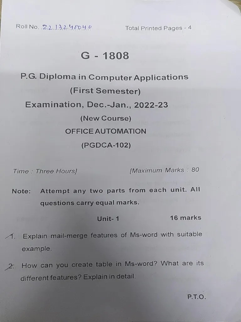 Office Automation PDF