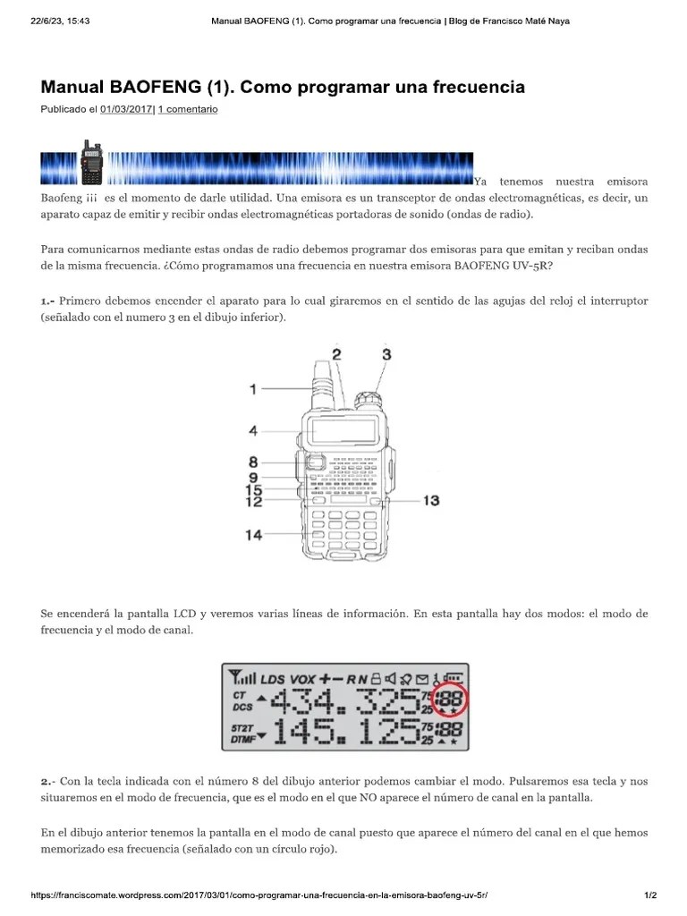 Manual Baofeng | PDF