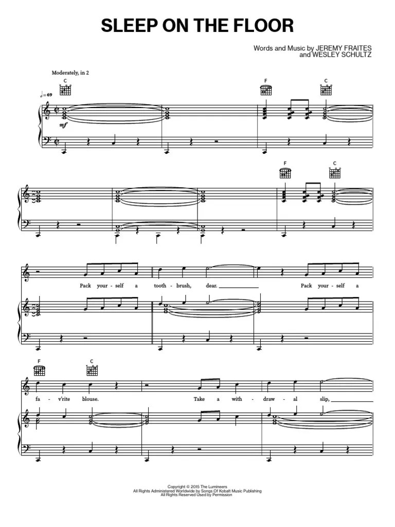 Sleep On The Floor PDF