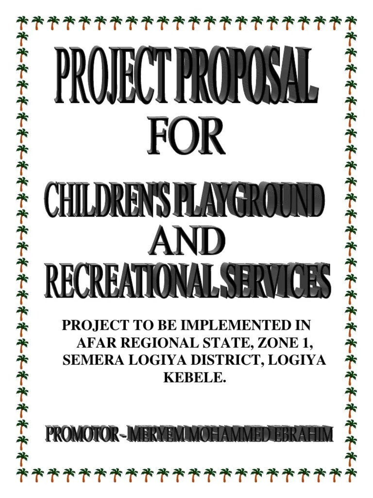 MERY PLAYGROUND PROPOSAL Corrected PDF Taxes Cost