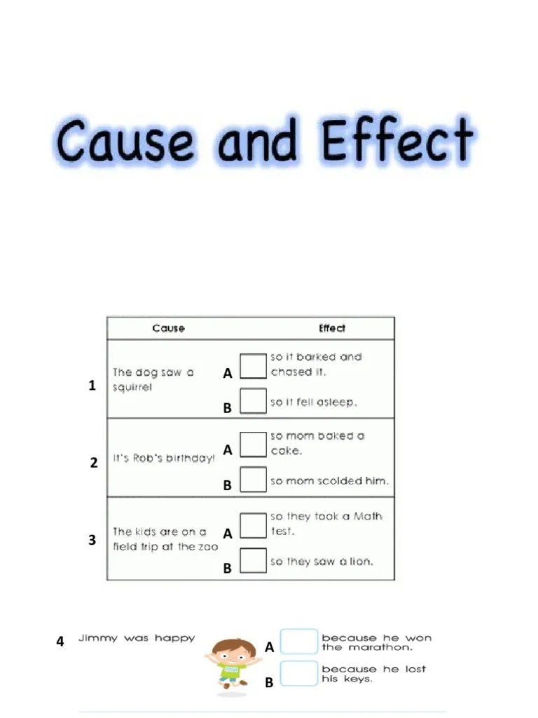 Cause and Effect | PDF