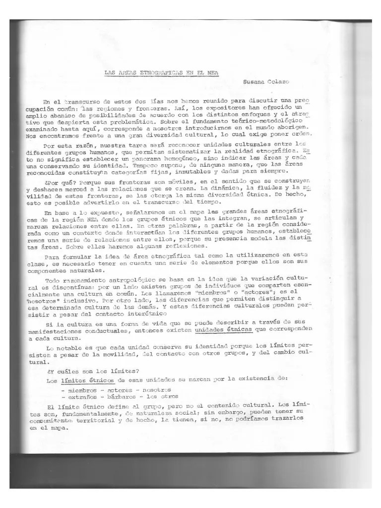 Colazo áreas etnograficas PDF