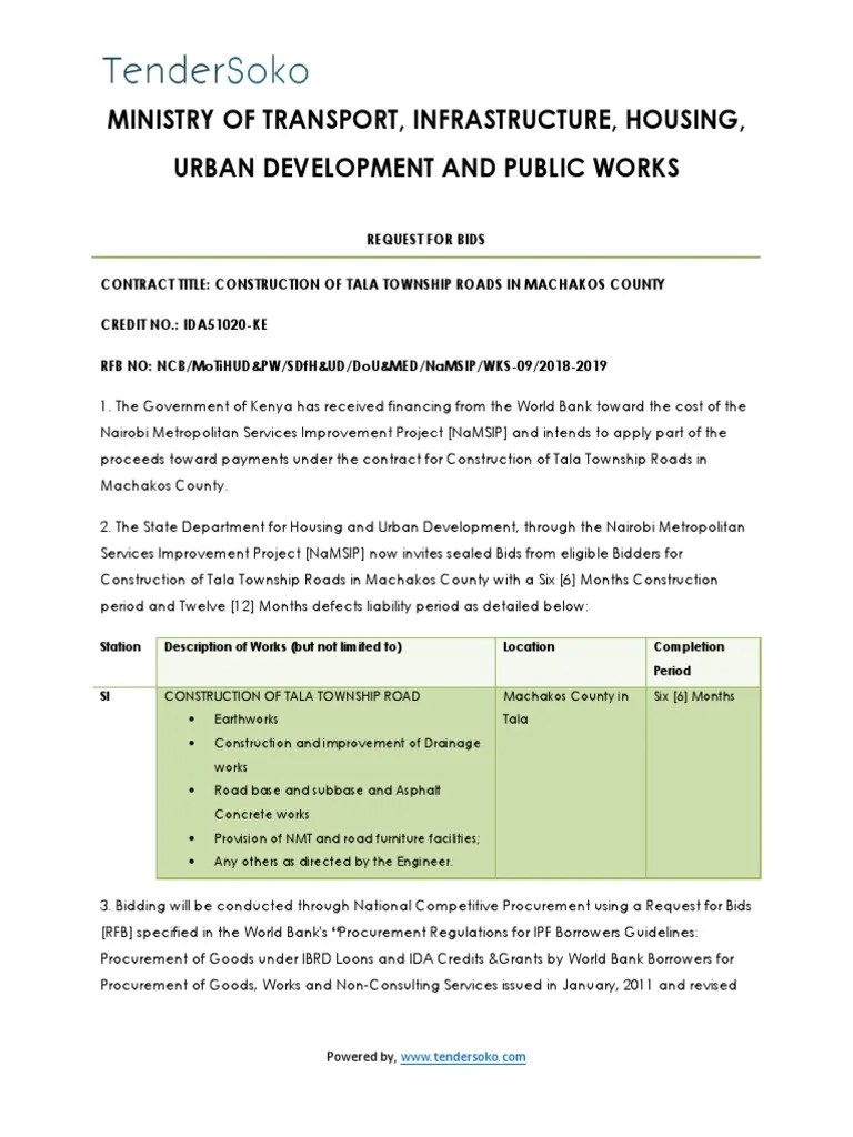 Ministry of Transport, Infrastructure, Housing, Urban Development and