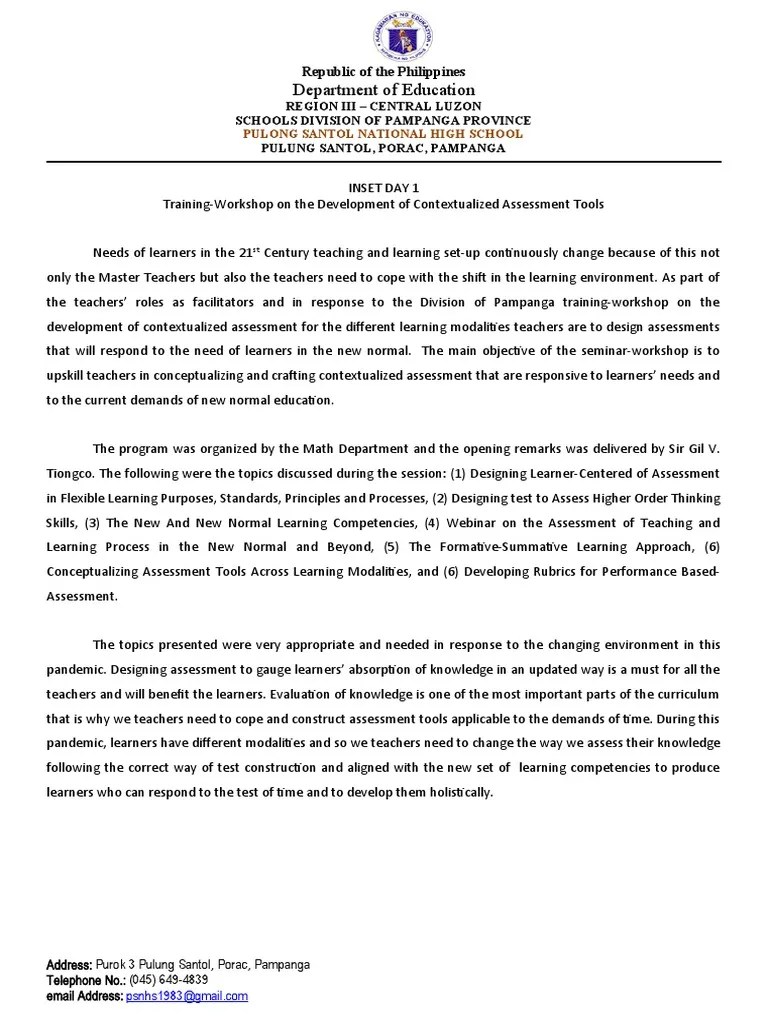 Inset Reflections PDF