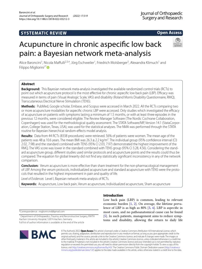 2022 Article 3212 PDF Acupuncture Meta Analysis
