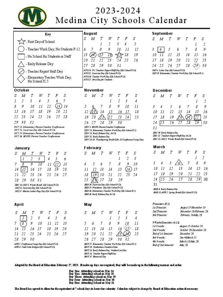Final Revised 20232024 Calendar BD Approved 2.2023 PDF Academic Term Social Institutions