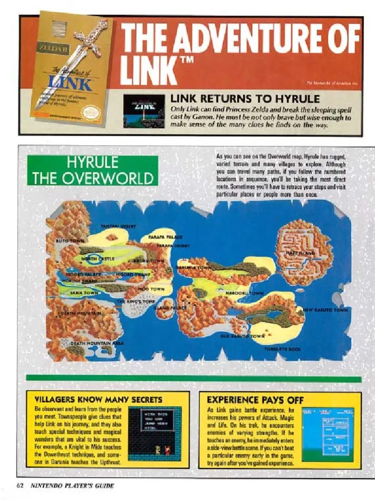 Aol Detonado L Adventure of Link Guide PDF