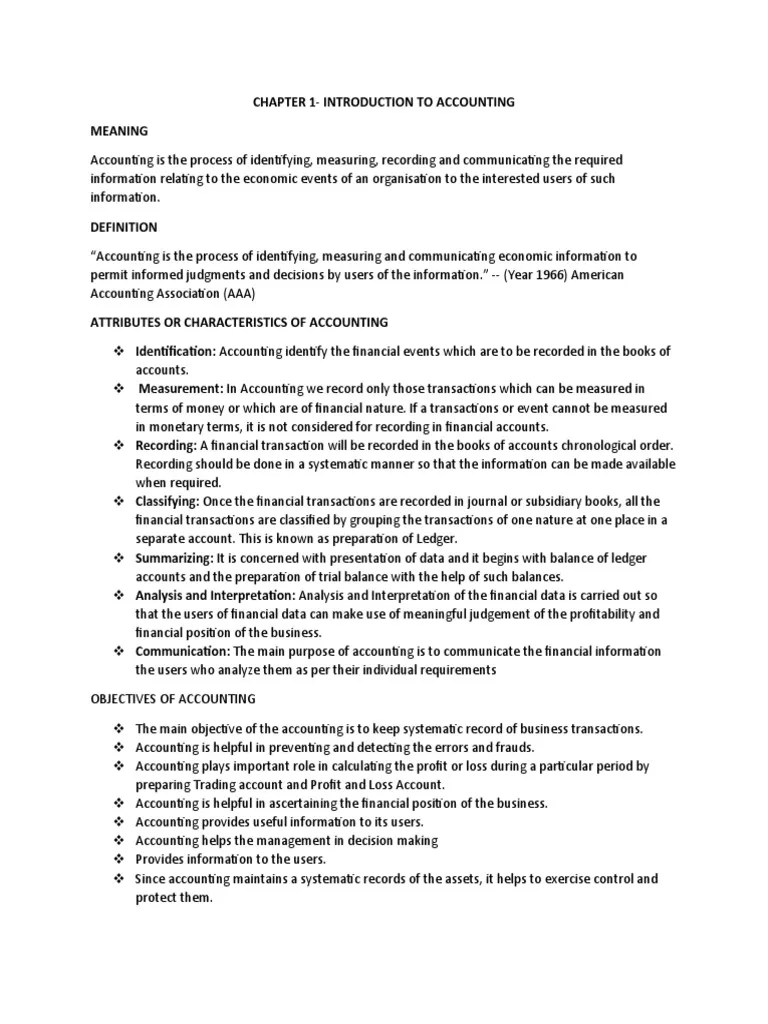 Introduction To Accounting PDF