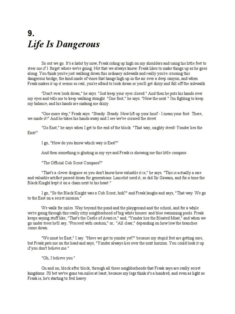 Freak The Mighty Chapter 9 PDF