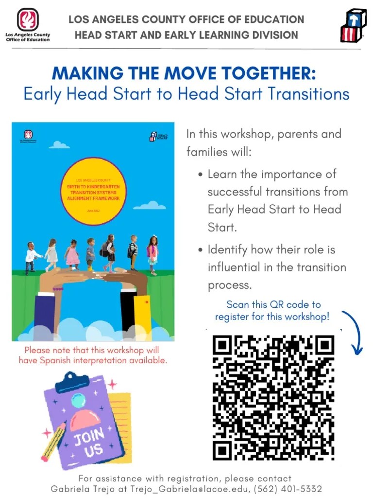 Making The Move Early Head Start To Head Start Transitions 03092023