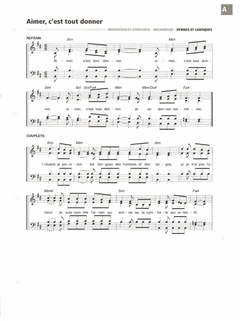 Aimer C Est Tout Donner PDF