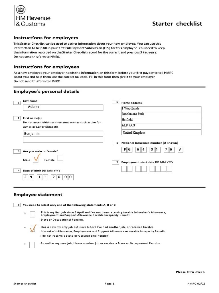 Starter Checklist 20192020 PDF Postgraduate Education Public Finance