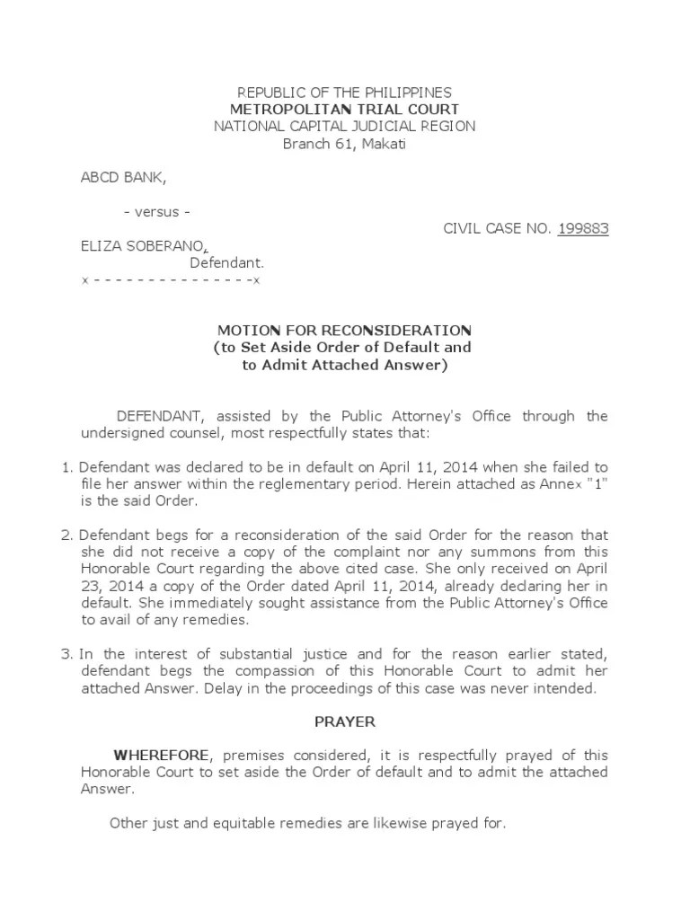 Motion For Reconsideration PDF