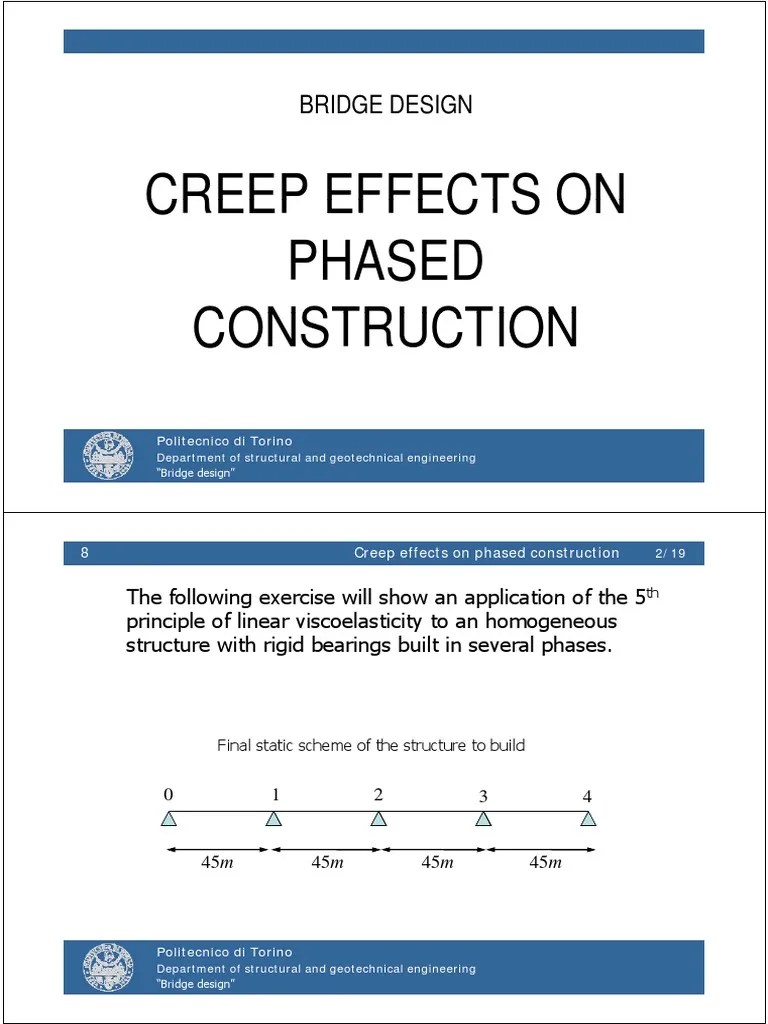 ES 08 Creep Effects PDF Creep (Deformation) Civil Engineering