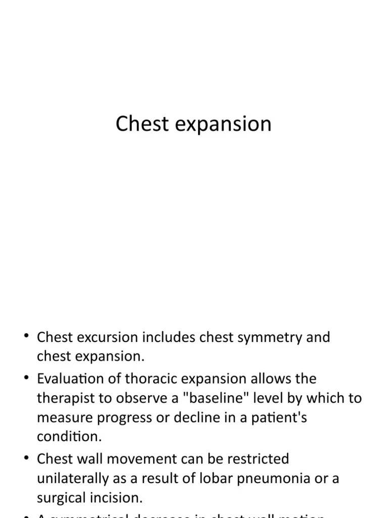 Chest Expansion PDF Thorax Anatomical Terms Of Location
