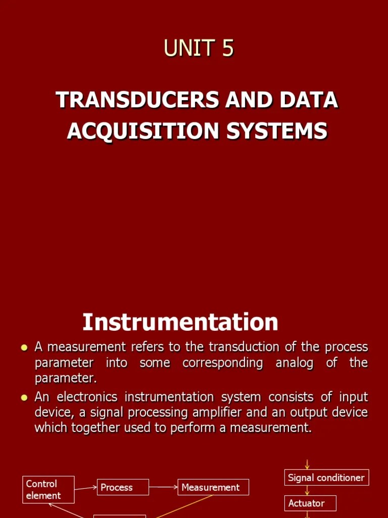 Notes On Transducers PDF Thermocouple Electrical Resistance And