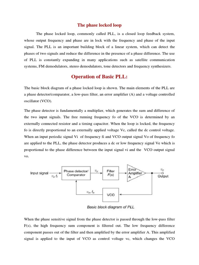 Integratedelectronics (Unit3) Phase Locked Loop PDF Detector (Radio