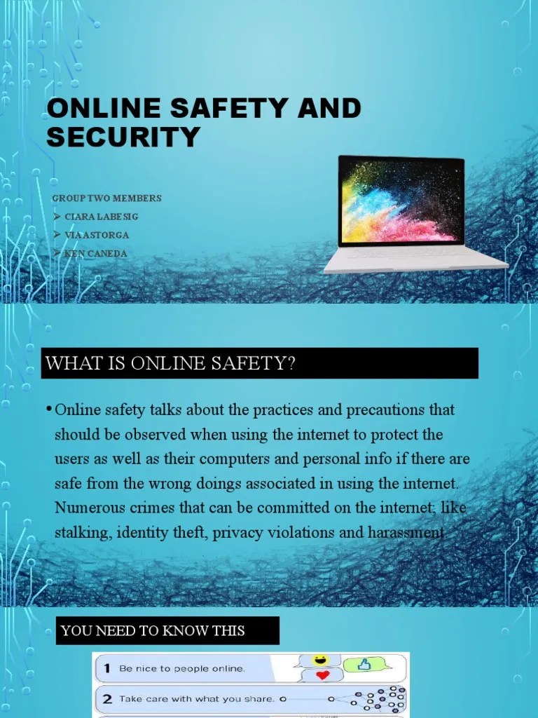 Online Safety and Security PDF Malware Antivirus Software