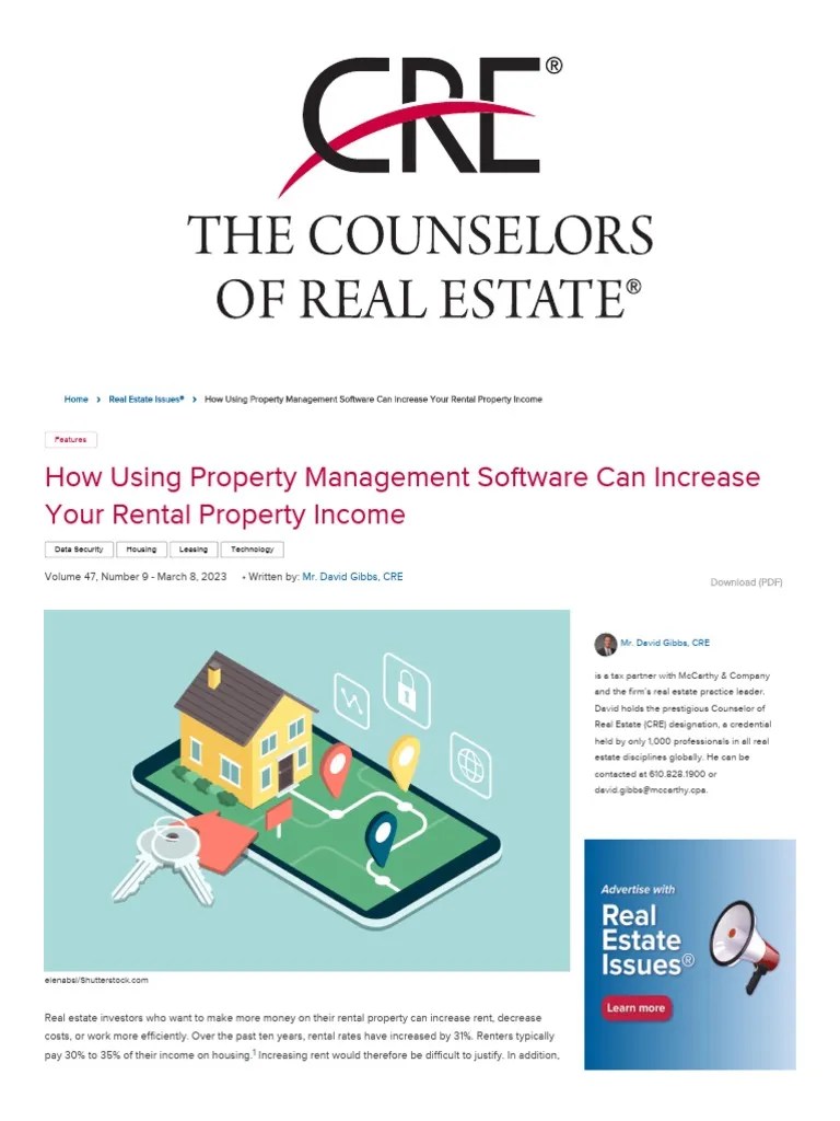 How Using Property Management Software Can Increase Your Rental