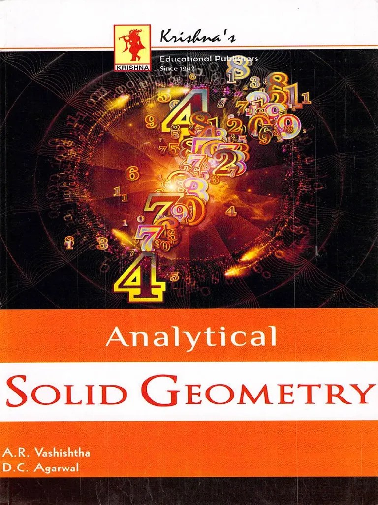 Analytical Solid Geometry (Analytical Geometry of Three Dimensions) (A