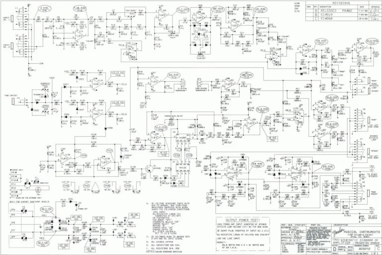 Fender Princeton Chorus Circuit Schematic PDF