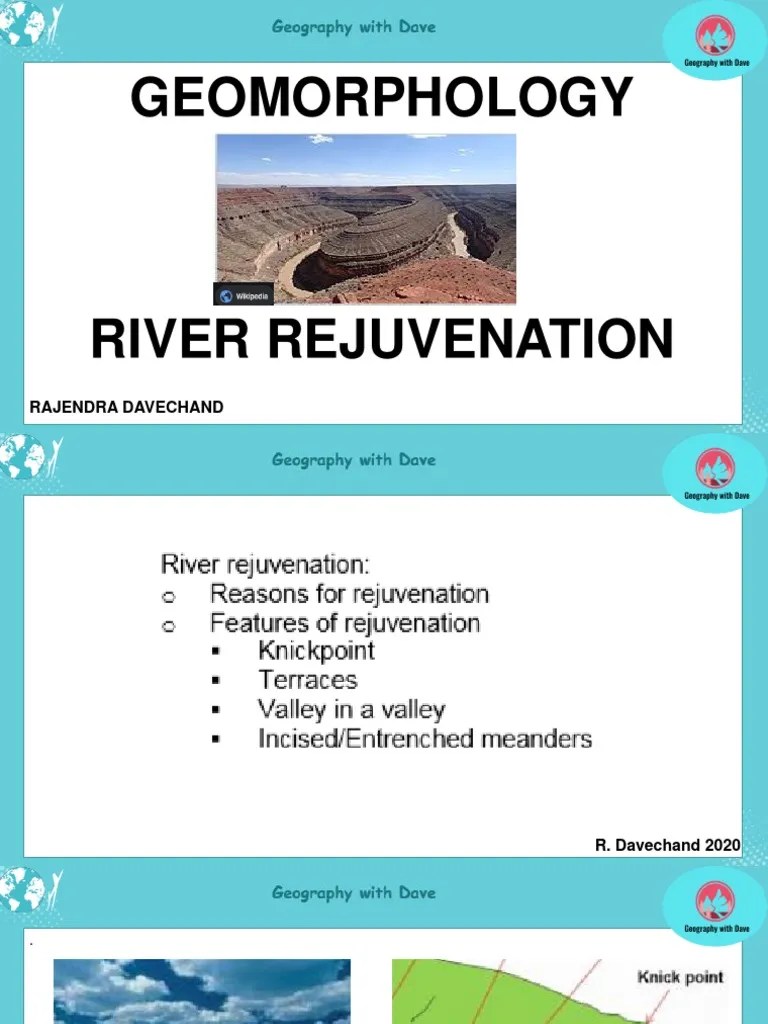 5 Geography Grade 12 River Rejuvenation PDF Valley Landscape