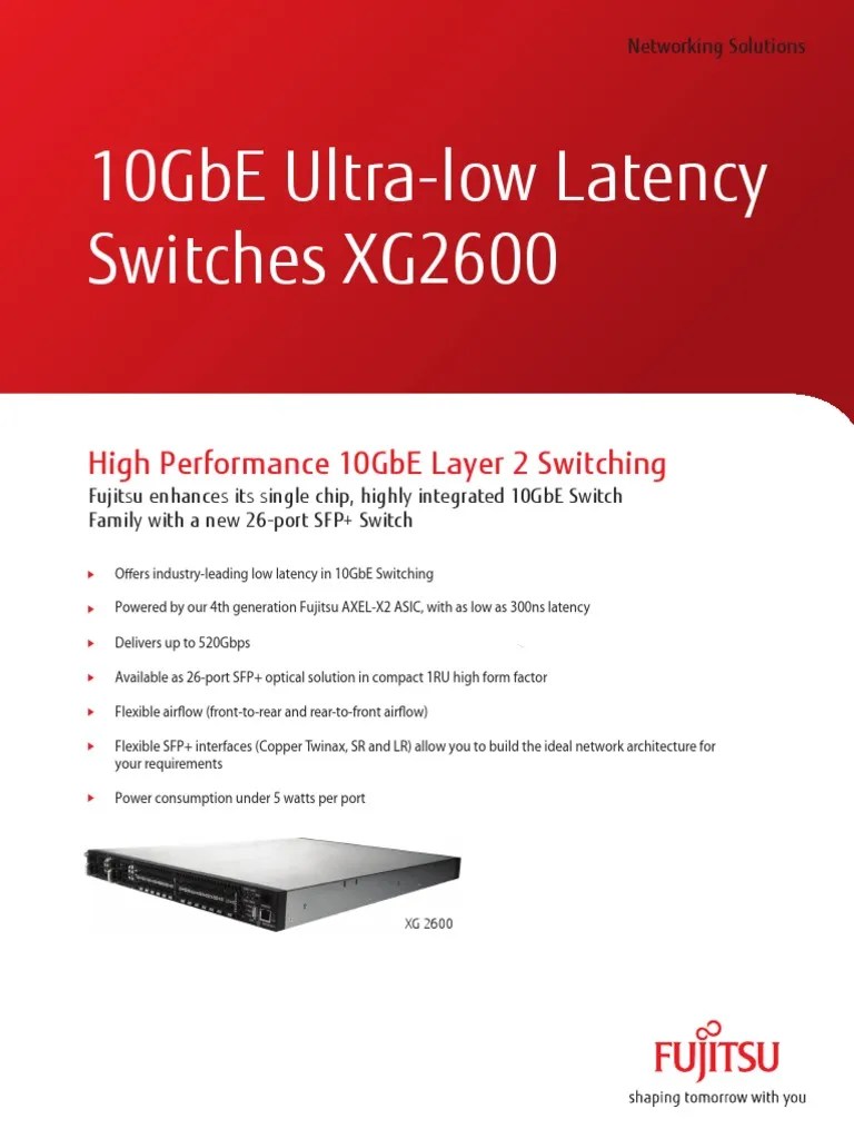 xg2600 Datasheet Final PDF Network Switch Networking Standards