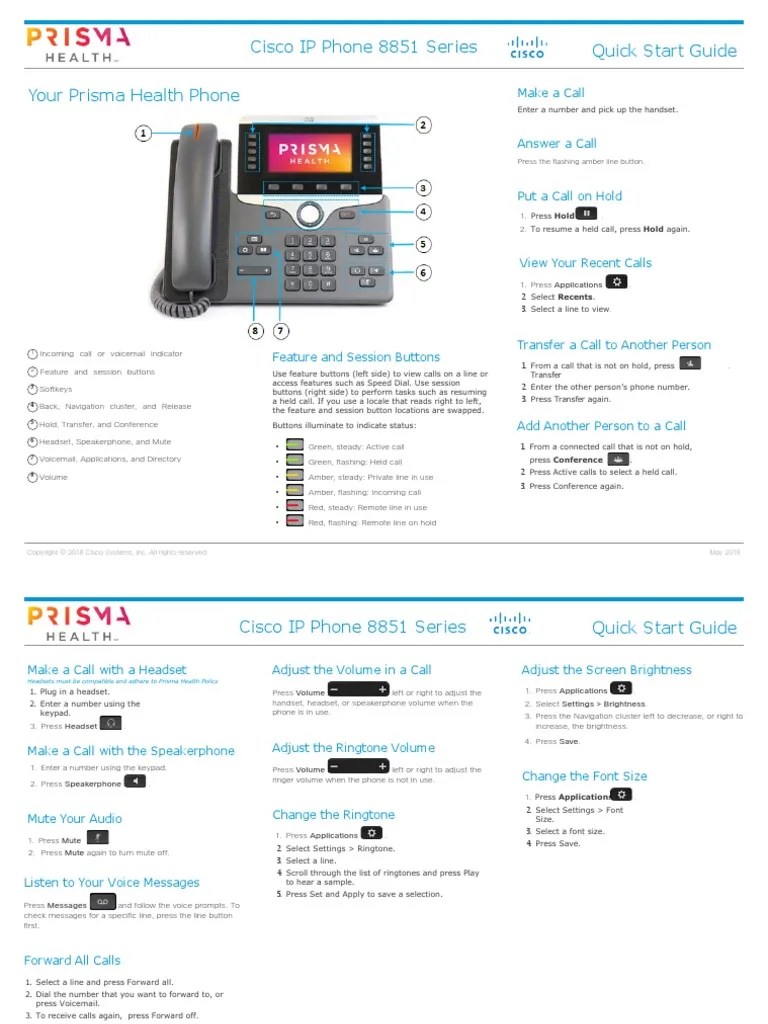 GREAT GUIDE For Cisco Phones & VM | PDF