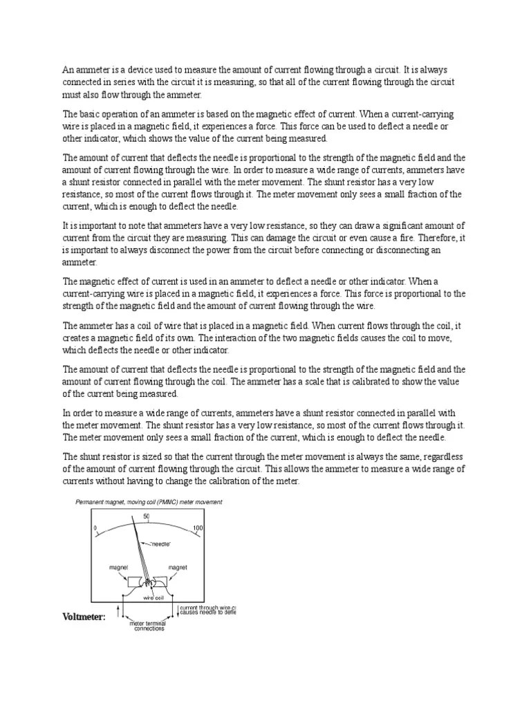 Galvanometer Notes PDF