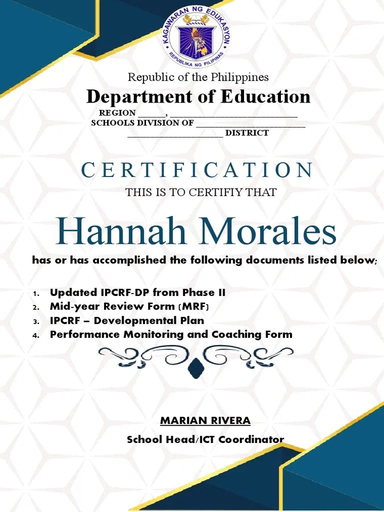 Ict Certification PDF